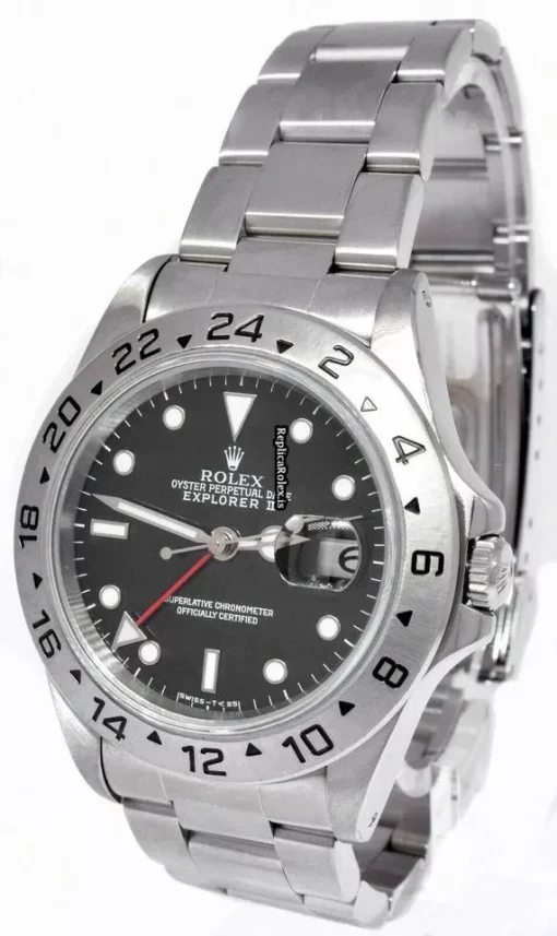 Excellent Fake Rolex Explorer II 16570 Automatic Movement 40mm Steel Case Mens/unisex Watch - Image 9
