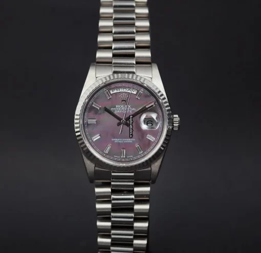 Epic Replica Rolex Day-date 36 18239 Caliber 3155 Automatic Movement 36mm White Gold Case Mens/unisex Watch