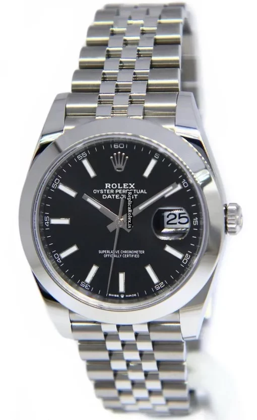 Wonderful Fakes Rolex Datejust 126300 Automatic Movement 41mm Steel Case Watch - Image 3