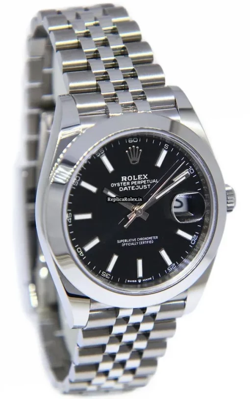 Wonderful Fakes Rolex Datejust 126300 Automatic Movement 41mm Steel Case Watch - Image 4