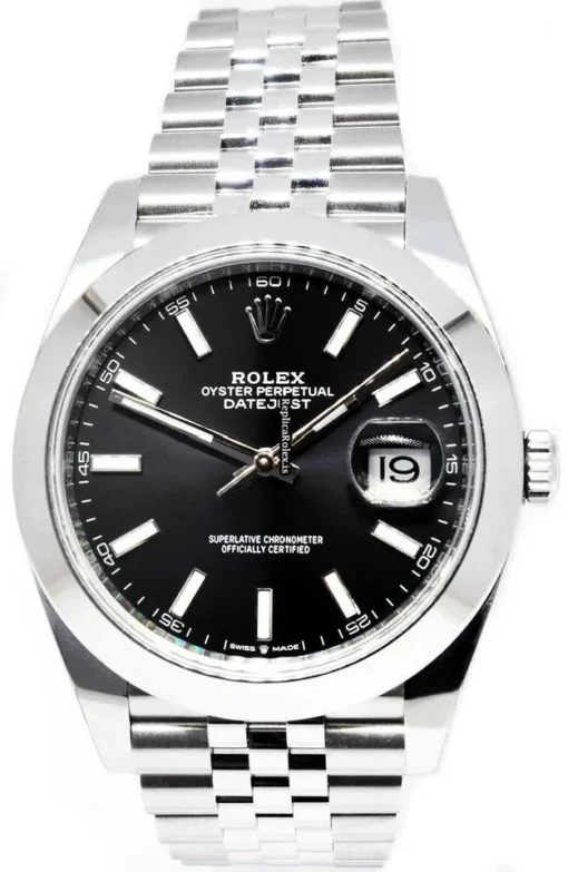 Wonderful Fakes Rolex Datejust 126300 Automatic Movement 41mm Steel Case Watch - Image 8