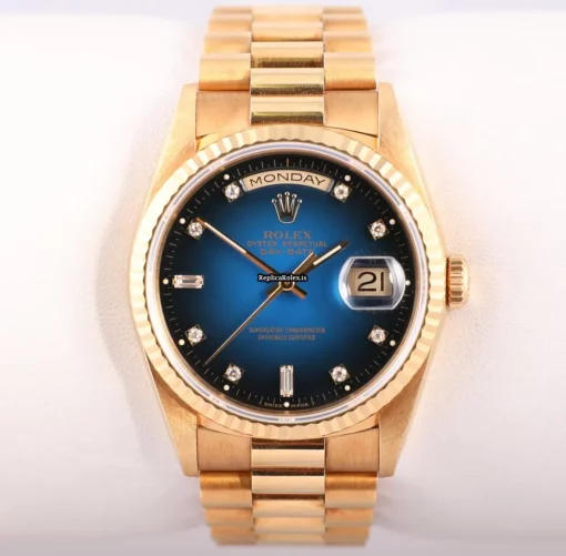 Reliable Clone Rolex Day-date 36 18238 Automatic Movement 36mm Yellow Gold Case Mens/unisex Watch - Image 4