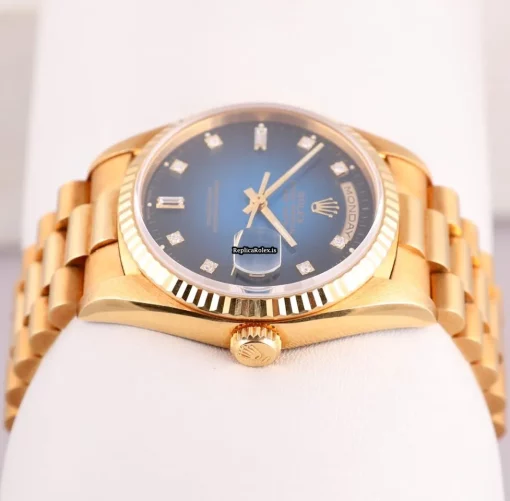 Reliable Clone Rolex Day-date 36 18238 Automatic Movement 36mm Yellow Gold Case Mens/unisex Watch - Image 6