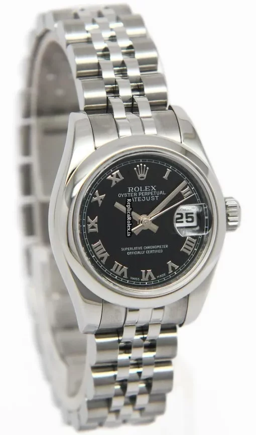 Top Fake Rolex Lady-datejust 179160 Automatic Movement 26mm Steel Case Womens Watch - Image 6