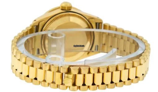 Affordable Replica Rolex Lady-datejust Automatic Automatic Movement 26mm Yellow Gold Case Womens Watch - Image 8
