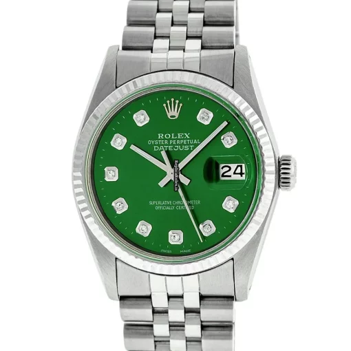 Excellent Fake Rolex Datejust 16014 Caliber 3035 Automatic Movement 36mm Steel Case Mens/unisex Watch - Image 2