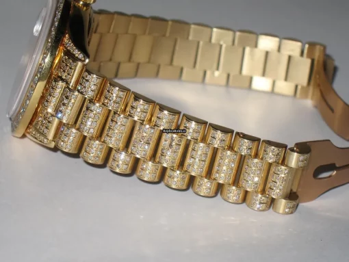 Swiss Copy Rolex Day-date Self Winding Automatic 36mm Yellow Gold Case Mens/unisex Watch - Image 7