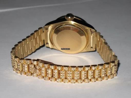 Suitable Replica Rolex Datejust Self Winding Automatic 26mm Yellow Gold Case Womens Watch - Image 7