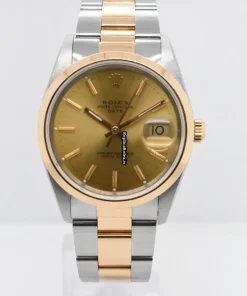 Reliable Replica Rolex Oyster Perpetual Date 15203 Caliber 3135 Automatic Movement 34mm Gold/steel Case Mens/unisex Watch