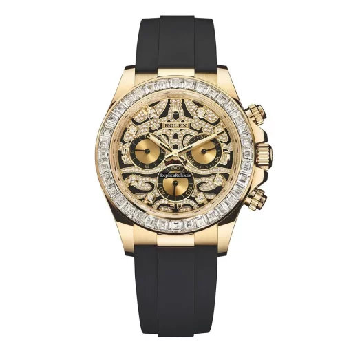 Superb Fakes Rolex Daytona 116588tbr Automatic Movement 40mm Yellow Gold Case Mens/unisex Watch