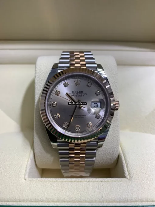 Attractive Replica Rolex Datejust II 126331 Caliber 3235 Automatic Movement 41mm Rose Gold Case Mens/unisex Watch