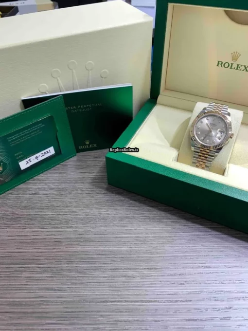 Attractive Replica Rolex Datejust II 126331 Caliber 3235 Automatic Movement 41mm Rose Gold Case Mens/unisex Watch - Image 3