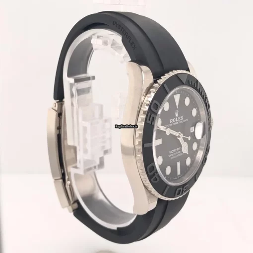 Incredible Fake Rolex Yacht-master 42 226659 Caliber 3235 Automatic Movement 42mm White Gold Case Mens/unisex Watch - Image 2