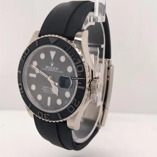 Incredible Fake Rolex Yacht-master 42 226659 Caliber 3235 Automatic Movement 42mm White Gold Case Mens/unisex Watch - Image 3