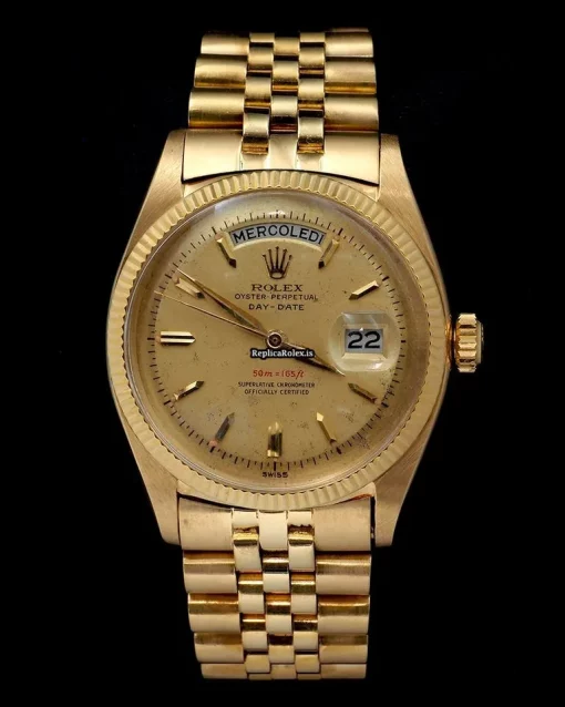 Wholesale Replica Rolex Day-date 6611 Automatic Movement 36mm Yellow Gold Case Mens/unisex Watch