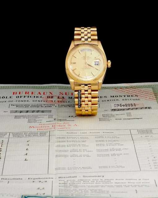 Wholesale Replica Rolex Day-date 6611 Automatic Movement 36mm Yellow Gold Case Mens/unisex Watch - Image 2