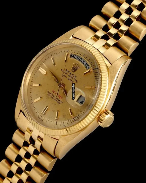 Wholesale Replica Rolex Day-date 6611 Automatic Movement 36mm Yellow Gold Case Mens/unisex Watch - Image 6