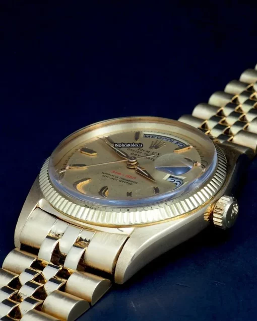 Wholesale Replica Rolex Day-date 6611 Automatic Movement 36mm Yellow Gold Case Mens/unisex Watch - Image 9