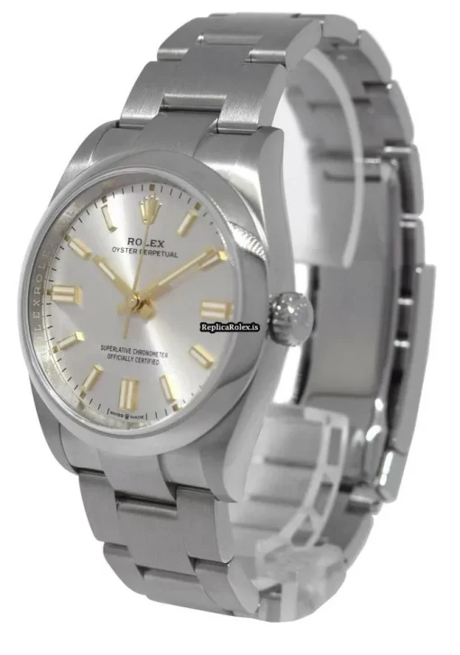 Fabulous Replica Rolex Oyster Perpetual 36 126000 Automatic Movement 36mm Steel Case Watch - Image 10