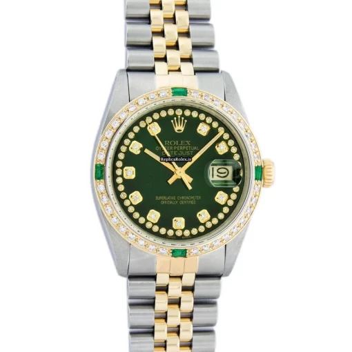 Nice Replica Rolex Datejust 16013 Caliber 3035 Automatic Movement 36mm Gold/steel Case Mens/unisex Watch - Image 2
