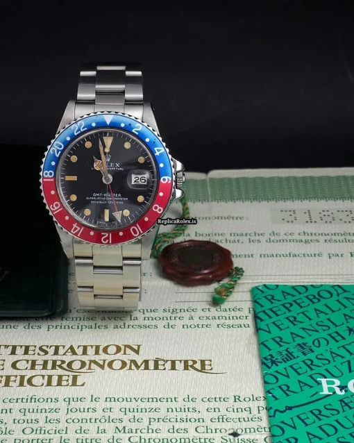 Incredible Replica Rolex Gmt-master 1675 Automatic Movement 40mm Steel Case Mens/unisex Watch