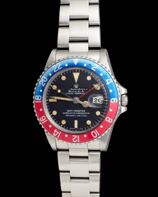 Incredible Replica Rolex Gmt-master 1675 Automatic Movement 40mm Steel Case Mens/unisex Watch - Image 5