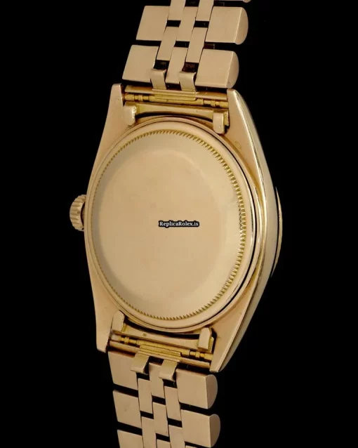 Awesome Fake Rolex Day-date 6611 Automatic Movement 36mm Rose Gold Case Watch - Image 5