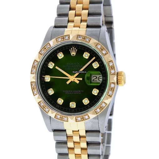 Aaa Fake Rolex Datejust 16013 Caliber 3035 Automatic Movement 36mm Gold/steel Case Mens/unisex Watch - Image 2