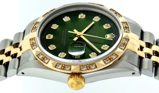Aaa Fake Rolex Datejust 16013 Caliber 3035 Automatic Movement 36mm Gold/steel Case Mens/unisex Watch - Image 9