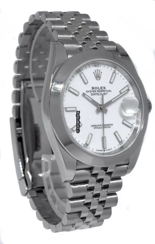 Cool Fake Rolex Datejust 126300 Automatic Movement 41mm Steel Case Watch - Image 3
