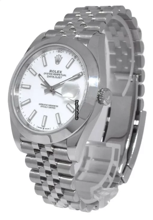 Cool Fake Rolex Datejust 126300 Automatic Movement 41mm Steel Case Watch - Image 9