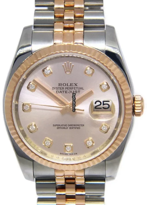 Wonderful Replica Rolex Datejust 116231 Automatic Movement 36mm Steel Case Watch