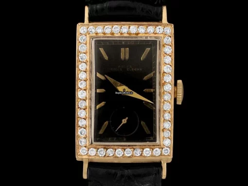 Swiss Replica Rolex Prince 7635 22x38mm Yellow Gold Case Mens/unisex Watch - Image 3
