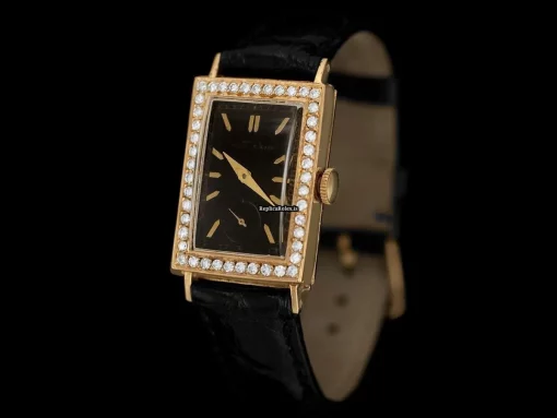 Swiss Replica Rolex Prince 7635 22x38mm Yellow Gold Case Mens/unisex Watch - Image 4