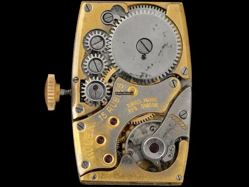 Swiss Replica Rolex Prince 7635 22x38mm Yellow Gold Case Mens/unisex Watch - Image 9