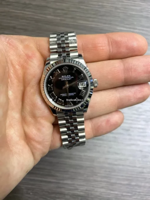 Quality Replica Rolex Lady-datejust 278274 Caliber 2236 Automatic Movement 31mm White Gold Case Womens Watch