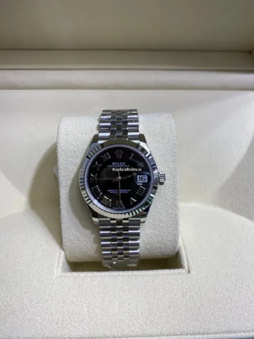 Quality Replica Rolex Lady-datejust 278274 Caliber 2236 Automatic Movement 31mm White Gold Case Womens Watch - Image 3
