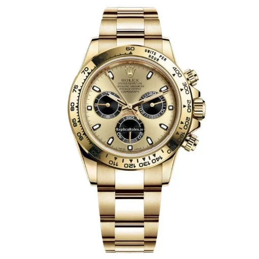 Attractive Replica Rolex Daytona 116508 Caliber 4130 Automatic Movement 40mm Yellow Gold Case Mens/unisex Watch