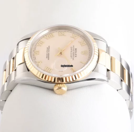 Pleasing Replica Rolex Datejust 16233 Automatic Movement 36mm Steel Case Watch - Image 4