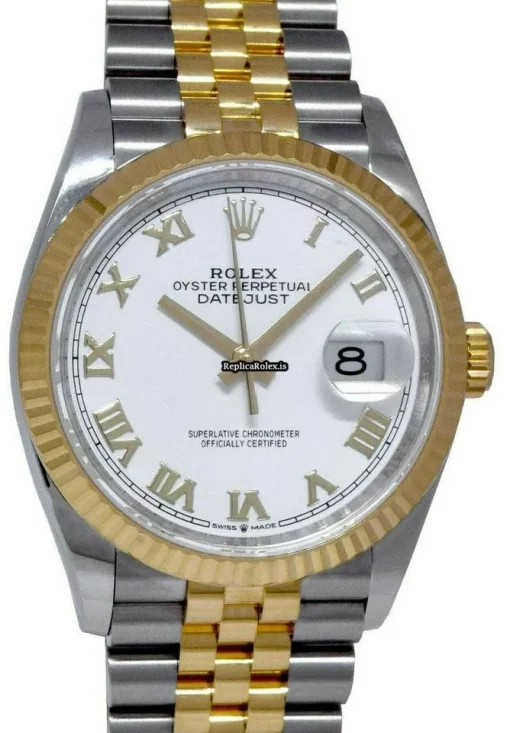 Durable Replicas Rolex Datejust 126233 Automatic Movement 36mm Steel Case Mens/unisex Watch - Image 2