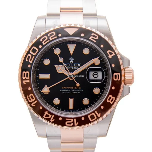 Neat Knockoff Rolex Gmt-master II 126711chnr Automatic Movement 40mm Steel Case Mens/unisex Watch - Image 2