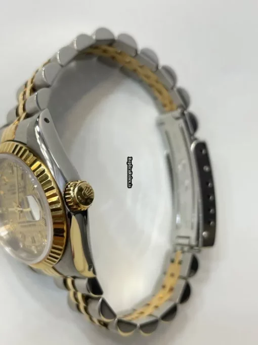 Top Replica Rolex Lady-datejust 69173 Caliber 2135 Automatic Movement 26mm Gold/steel Case Womens Watch - Image 2