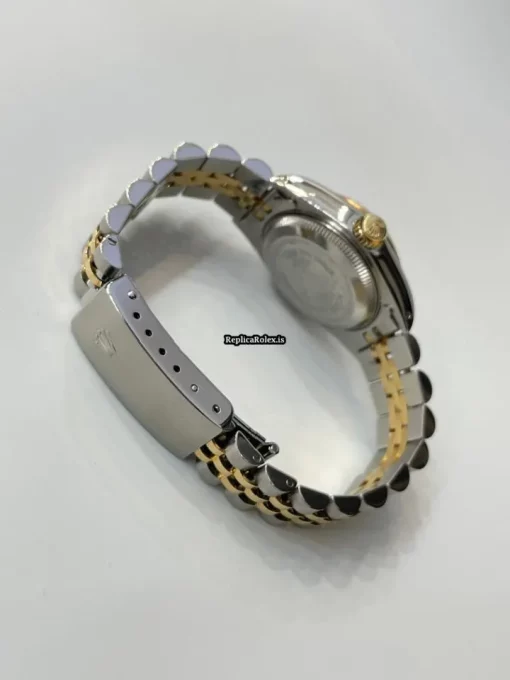 Top Replica Rolex Lady-datejust 69173 Caliber 2135 Automatic Movement 26mm Gold/steel Case Womens Watch - Image 4