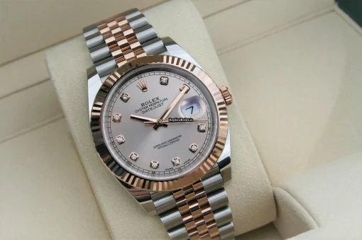 Wonderful Knockoff Rolex Datejust II 126331 Caliber 3235 Automatic Movement 41mm Gold/steel Case Mens/unisex Watch - Image 5