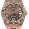 Cool Replica Rolex Lady-datejust Pearlmaster 81315 Automatic Movement 34mm Rose Gold Case Womens Watch