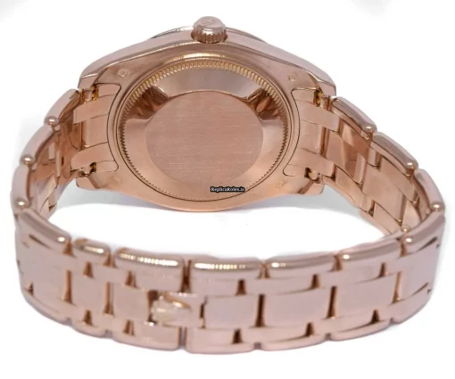 Cool Replica Rolex Lady-datejust Pearlmaster 81315 Automatic Movement 34mm Rose Gold Case Womens Watch - Image 10