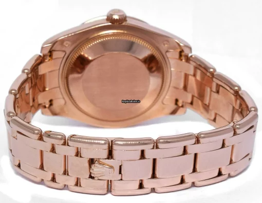 Cool Replica Rolex Lady-datejust Pearlmaster 81315 Automatic Movement 34mm Rose Gold Case Womens Watch - Image 9