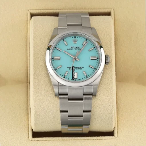 Amazing Replicas Rolex Oyster Perpetual 36 126000 Automatic Movement 36mm Steel Case Watch
