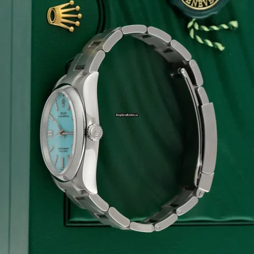 Amazing Replicas Rolex Oyster Perpetual 36 126000 Automatic Movement 36mm Steel Case Watch - Image 3