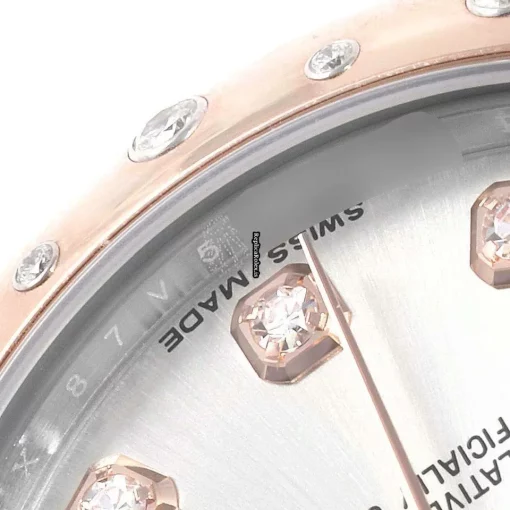 Marvellous Fake Rolex Lady-datejust 178341 Automatic Movement 31mm Gold/steel Case Womens Watch - Image 8